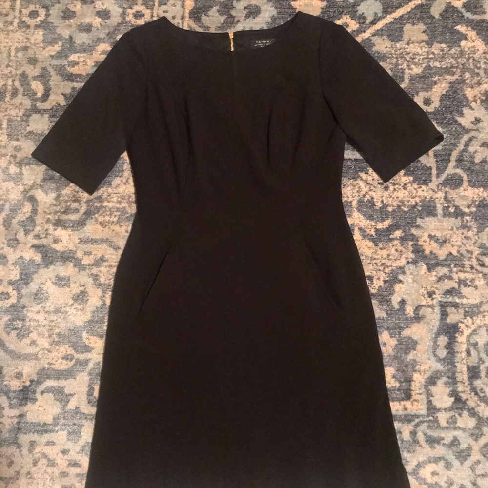 Tahari Black Dress